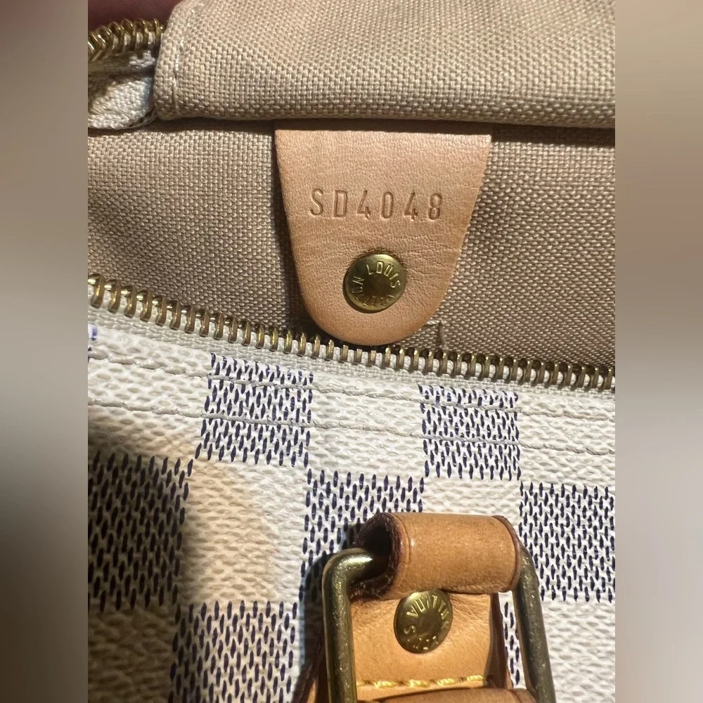 🔥SOLD🔥SPEEDY 30 AZUR DAMIER/ 🔐& 2 keys included - Picture 11 of 16